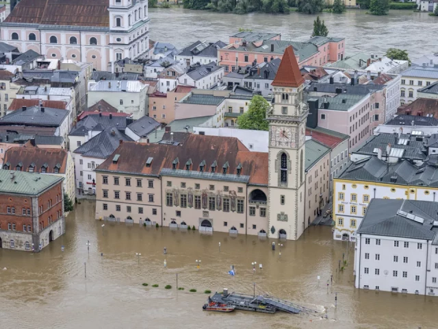 Нивото на Дунав в Централна Европа продължава да се покачва